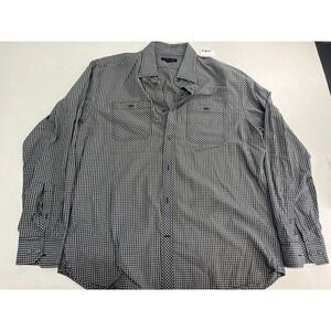Banana Republic dress shirt Men's size‎ XL black long-sleeve